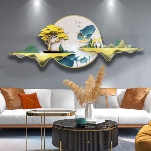Tranh phù điêu treo tường trang trí phòng khách hiện đại cao cấp Mã PĐ10