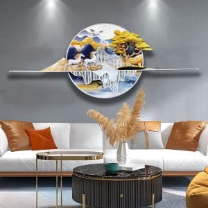 Tranh phù điêu treo tường trang trí phòng khách hiện đại cao cấp Mã PĐ013
