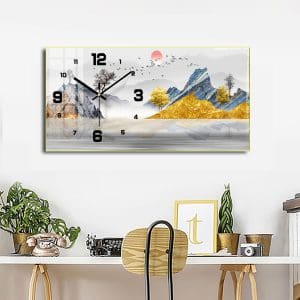 Tranh đồng hồ treo tường Mã TNH025