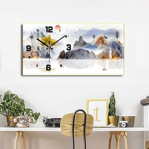 Tranh đồng hồ treo tường Mã TNH026