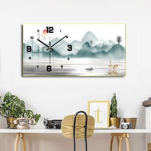 Tranh đồng hồ treo tường Mã TNH029