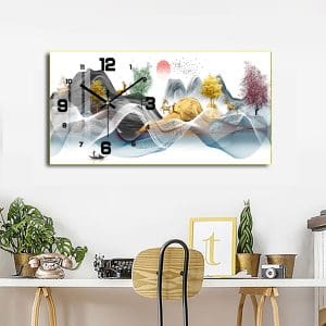 Tranh đồng hồ treo tường Mã TNH032