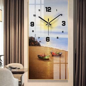 Tranh đồng hồ treo tường Mã TDH01