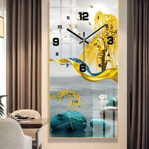 Tranh đồng hồ treo tường Mã TDH04