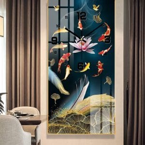 Tranh đồng hồ treo tường Mã TDH010