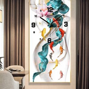 Tranh đồng hồ treo tường Mã TDH011