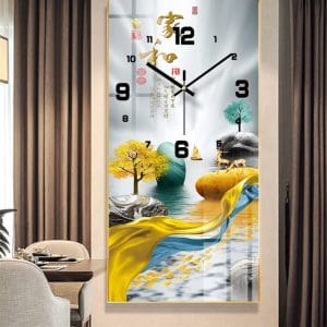 Tranh đồng hồ treo tường Mã TDH014