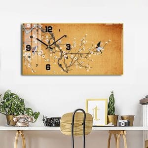 Tranh đồng hồ treo tường Mã TNH05