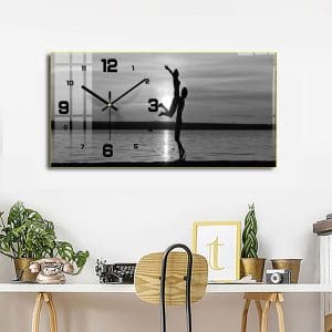 Tranh đồng hồ treo tường Mã TNH010