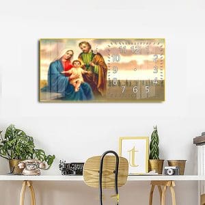 Tranh đồng hồ treo tường Mã TNH050