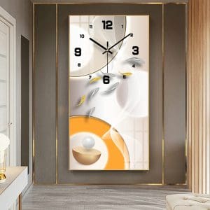 Tranh đồng hồ trừu tượng treo tường TDH036