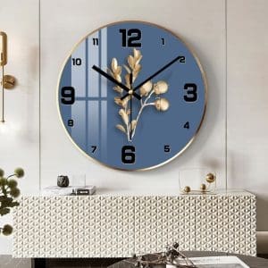 Tranh đồng hồ tròn treo tường hiệ đại DHT035