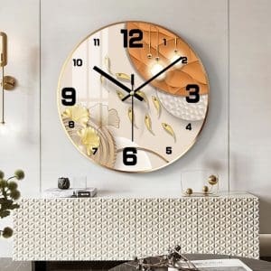 Tranh đồng hồ tròn treo tường Mã DHT054
