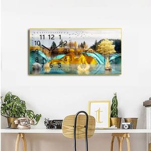 Tranh đồng hồ treo tường Mã TNH059
