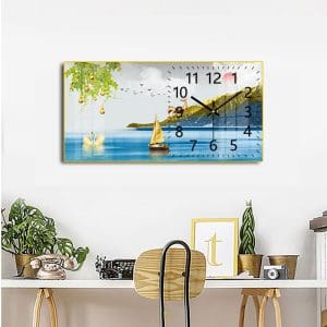 Tranh đồng hồ treo tường Mã TNH061