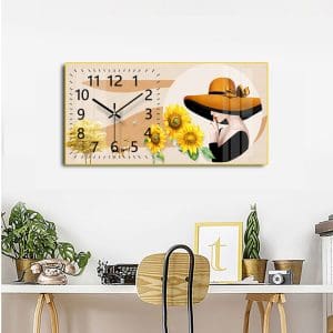 Tranh đồng hồ treo tường Mã TNH063