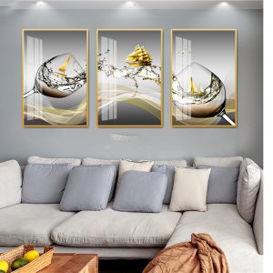 Tranh Bộ Cốc Ly Treo Phòng Ăn PA04