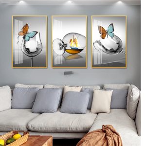Tranh Bộ Cốc Ly Treo Phòng Ăn PA06