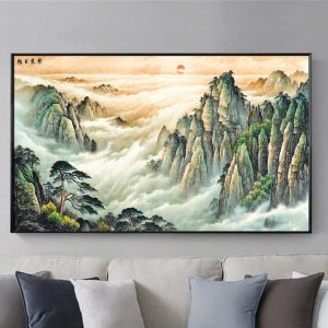 Tranh Phong Cảnh Thủy Mặc Treo Tường TM03