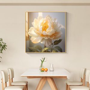 Tranh  Tráng Gương Tranh Hoa treo phòng khách H45