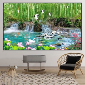 Tranh Sơn Thủy Hữu Tình Treo Phòng Khách ST18