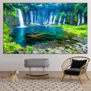 Tranh Sơn Thủy Hữu Tình Treo Phòng Khách SHT04