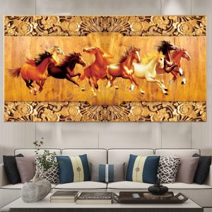 Tranh Mã Đáo Thành Công Treo Phòng Khách MD42