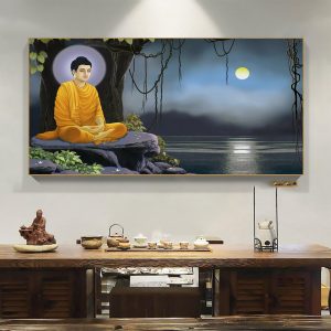 Tranh  Phật Thích Ca Mâu Ni Treo Phòng Thờ TP36