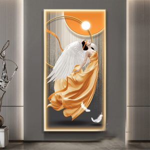 Tranh Led Tráng Gương Treo Phòng Khách LED03