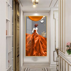 Tranh Cô Gái Hiện Đại Treo Spa Hành Lang CG08
