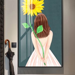 Tranh Cô Gái Hiện Đại Treo Spa Phòng Ngủ  CG19