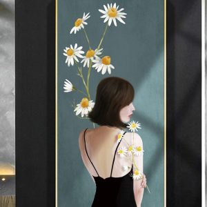 Tranh  Tranh Cô Gái Hiện Đại Treo Spa CG18