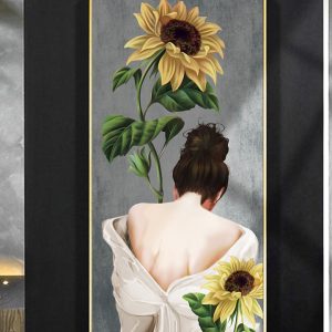 Tranh  Tranh Cô Gái Hiện Đại Treo Spa CG17