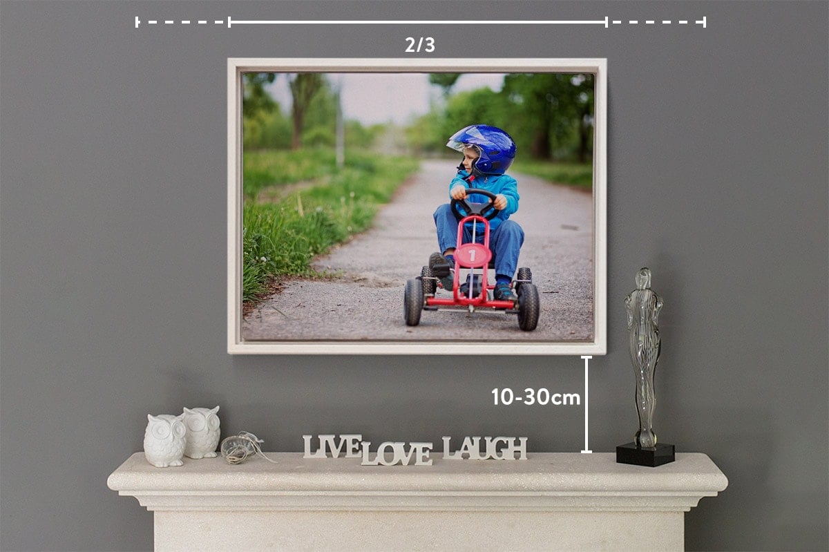 Hướng dẫn cách treo tranh theo kích thước và bố cục